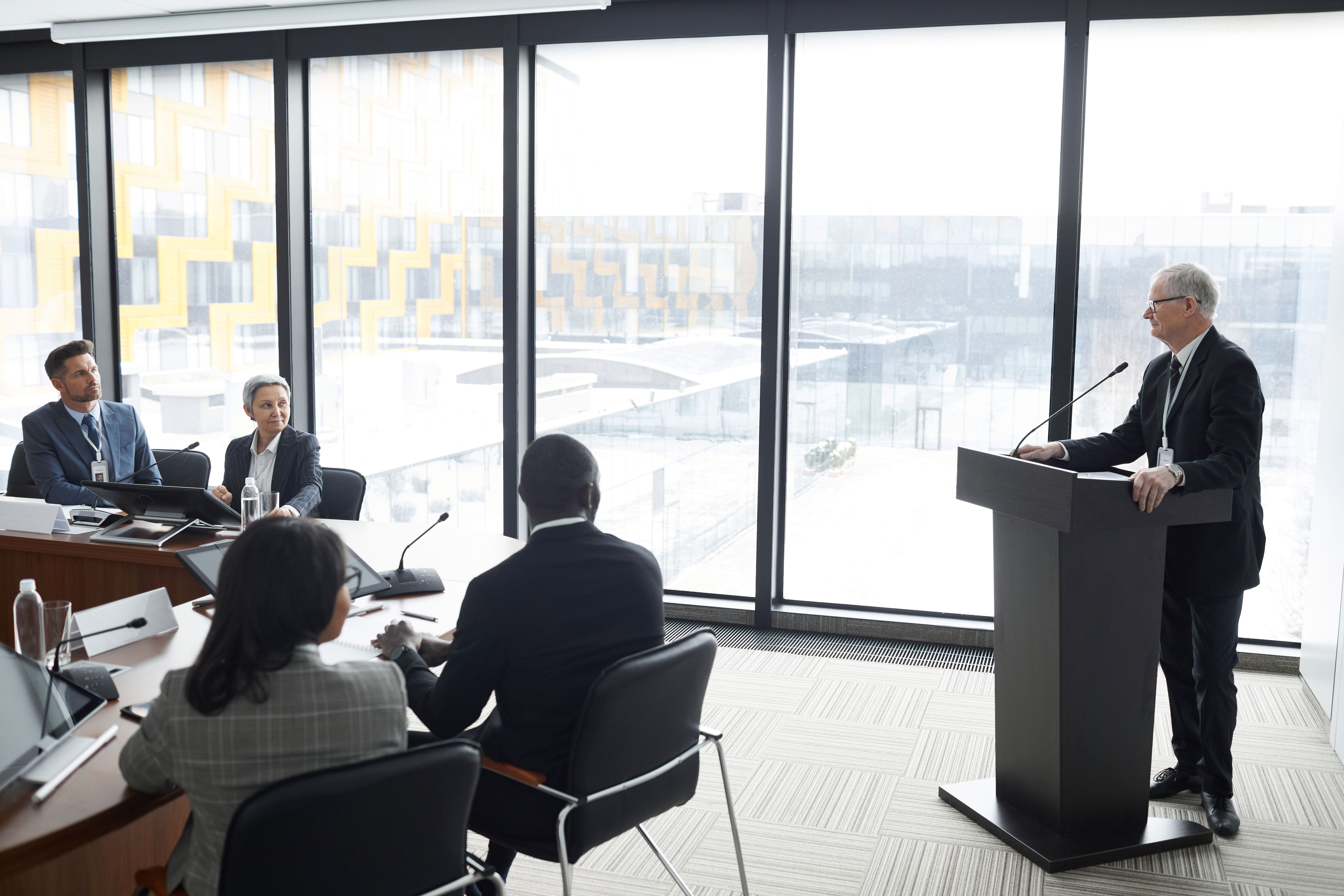 corporate meeting